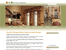 Tablet Screenshot of cottageambiance.com